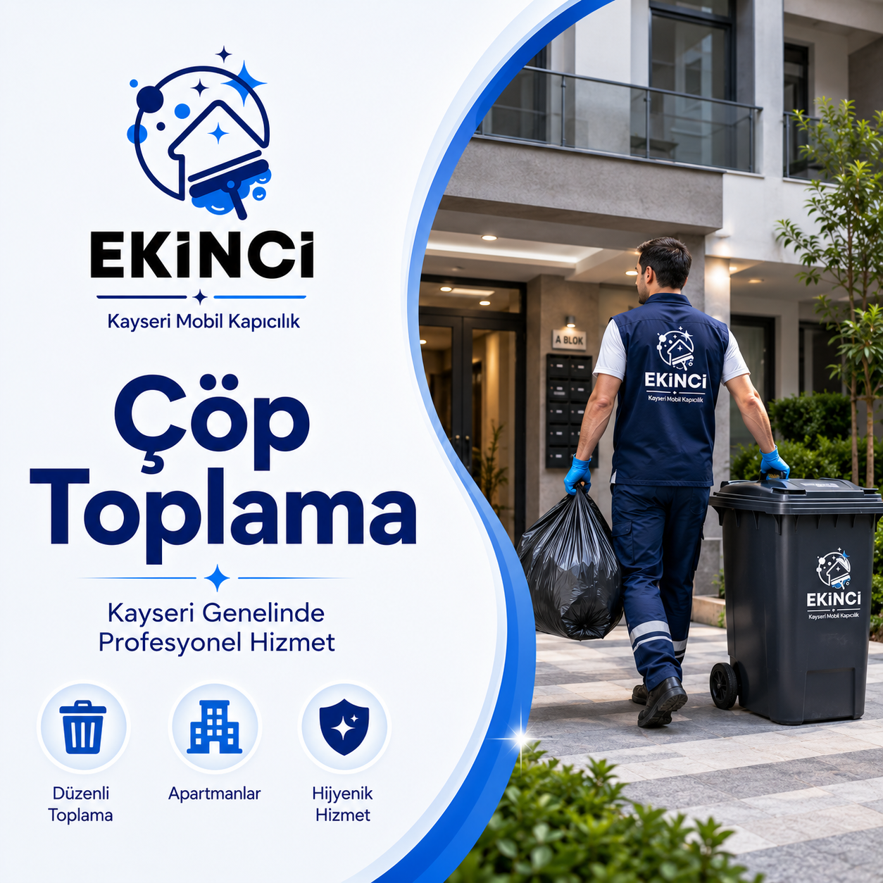 Çöp Toplama Hizmeti Kayseri mobil kapıcılık hizmeti